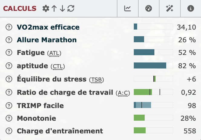 Statistiques clefs dans Runalize